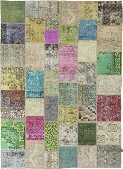 Çok Renkli Patchwork Halı - 256 cm x 351 cm