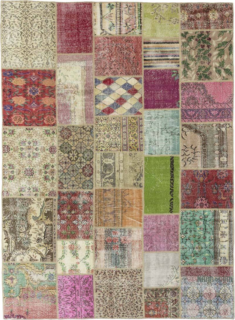 Çok Renkli Patchwork Halı - 253 cm x 343 cm - K0018727