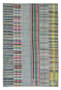 Patchwork Kilim Rug - 5' 10" x 8' 10" (70" x 106")