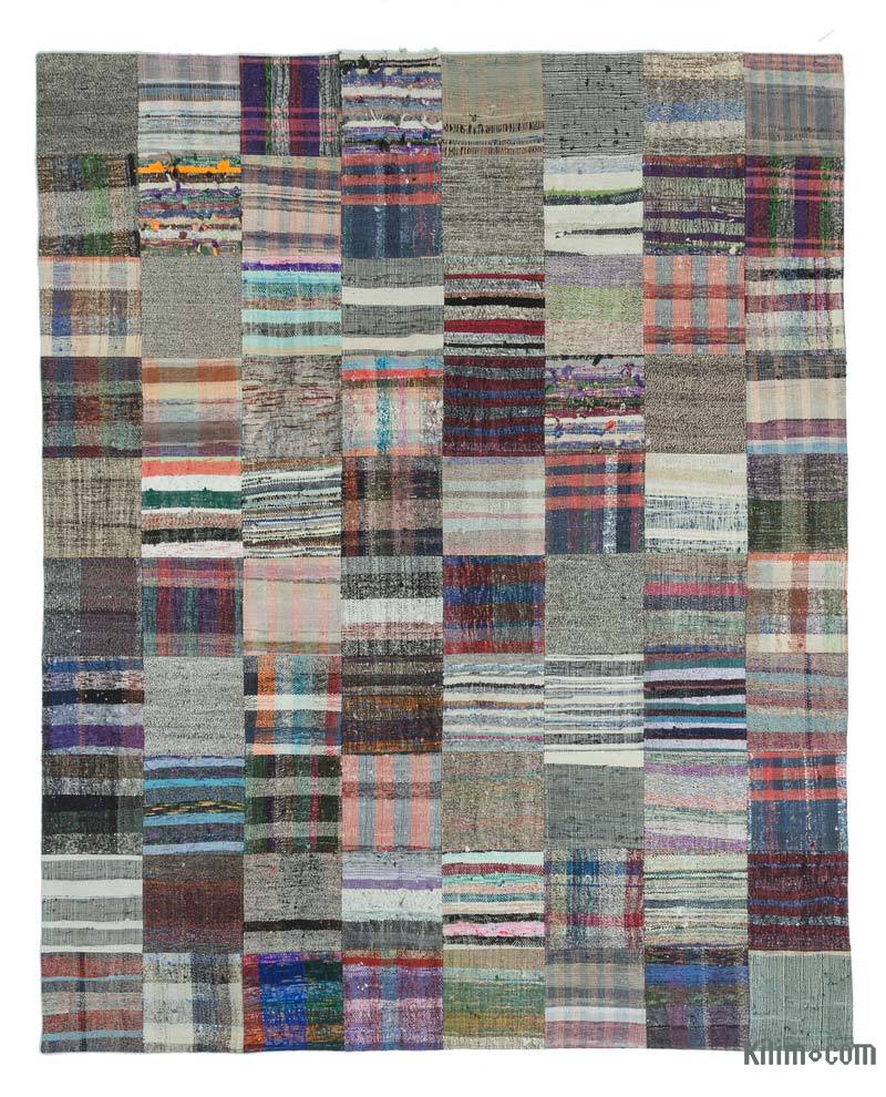 Patchwork Kilim Rug - 7' 10" x 9' 10" (94" x 118") - K0020310