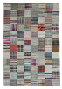 Patchwork Kilim Rug - 7' 10" x 11' 10" (94" x 142")