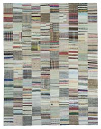 Patchwork Kilim Rug - 9' 11" x 13' 2" (119" x 158")
