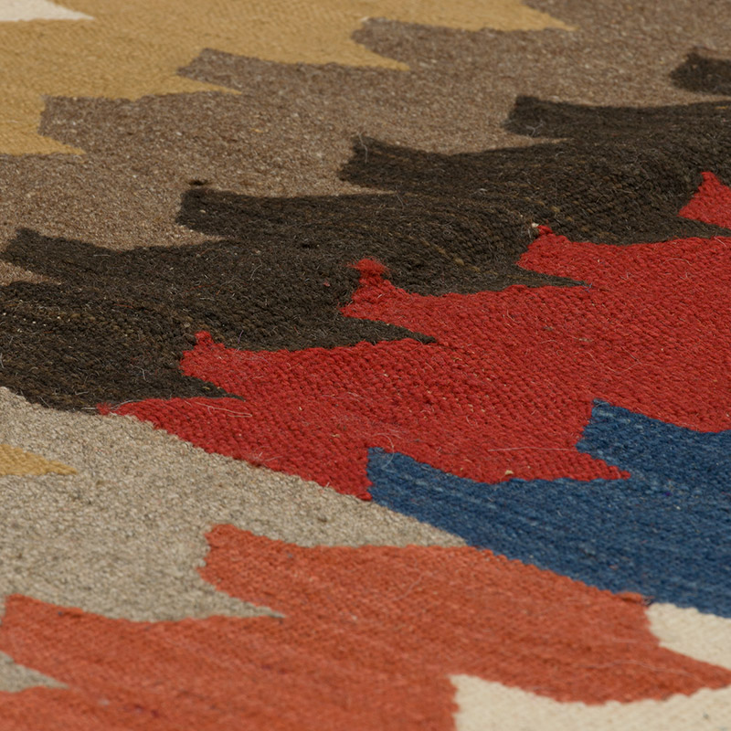 Multicolor New Handwoven Turkish Kilim Rug - 6'  x 8' 11" (72" x 107") - K0020337