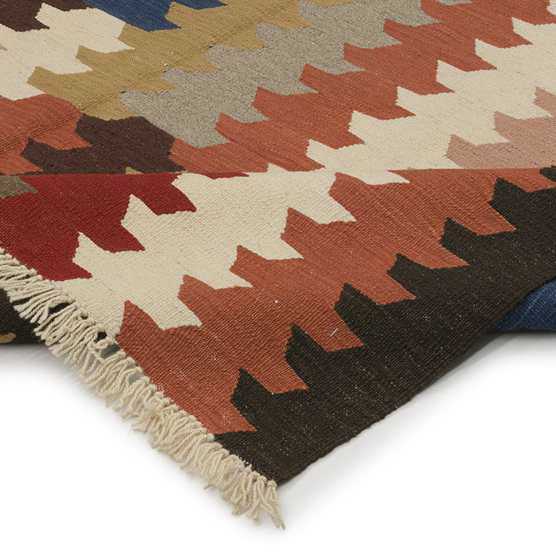 Multicolor New Handwoven Turkish Kilim Rug - 6'  x 8' 11" (72" x 107") - K0020337