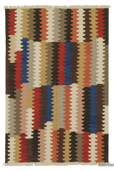 Çok Renkli Yeni Kök Boya El Dokuma Kilim - 179 cm x 271 cm