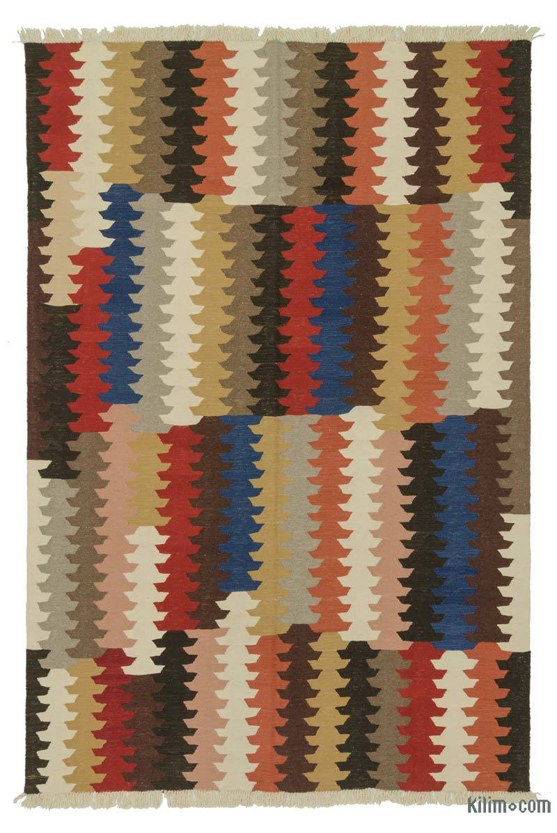 Çok Renkli Yeni Kök Boya El Dokuma Kilim - 179 cm x 271 cm - K0020337