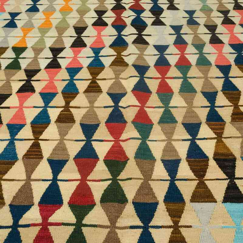 Multicolor Nueva Alfombra Turca Kilim - K0020596