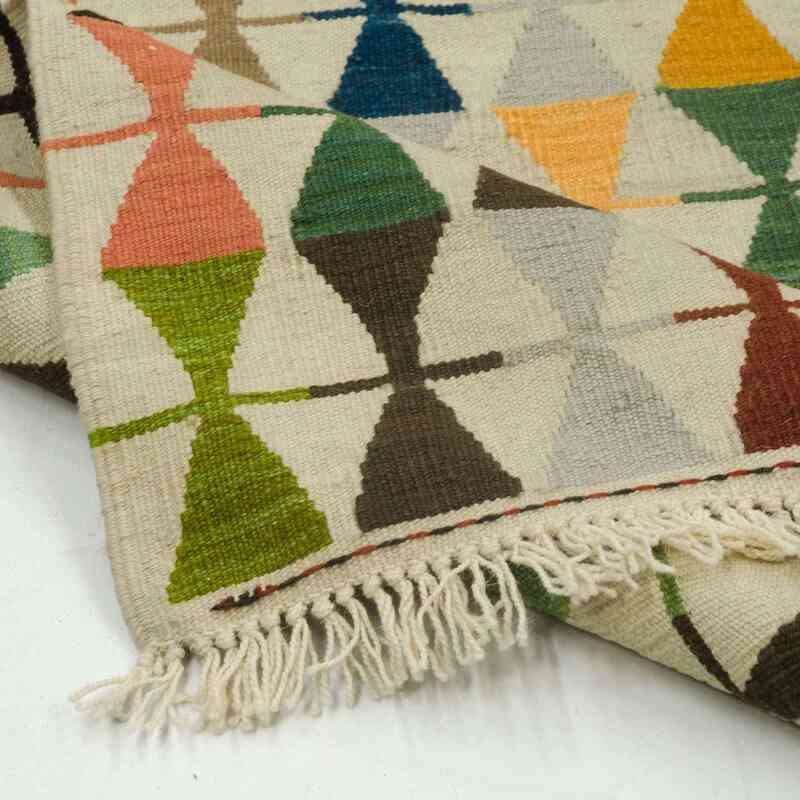 Multicolor Nueva Alfombra Turca Kilim - K0020596