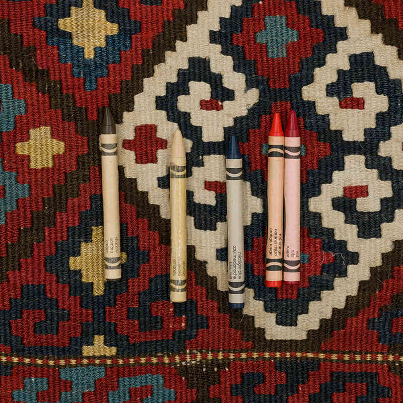 Red Antique Malatya Kilim Rug - 5' 9" x 10' 10" (69" x 130") - K0020674