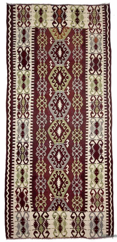 Mor Antalya Kilimi - 162 cm x 375 cm