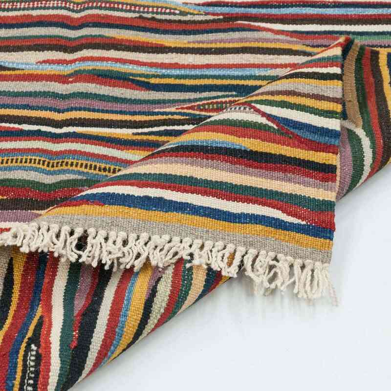 Multicolor New Handwoven Turkish Kilim Rug - 4'  x 6' 2" (48" x 74") - K0020744