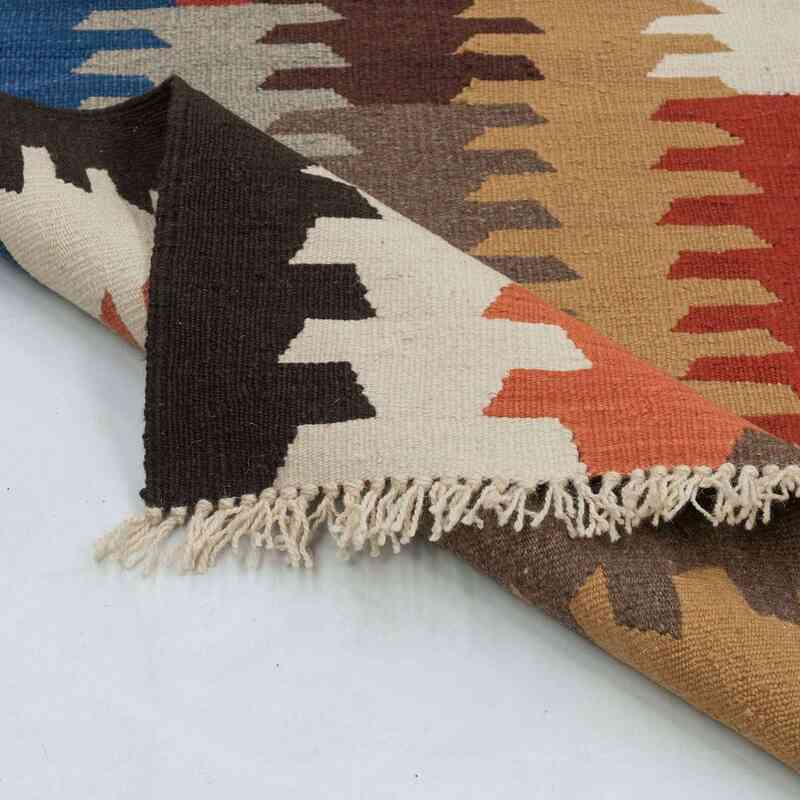 Çok Renkli Yeni Kök Boya El Dokuma Kilim - 186 cm x 274 cm - K0020751