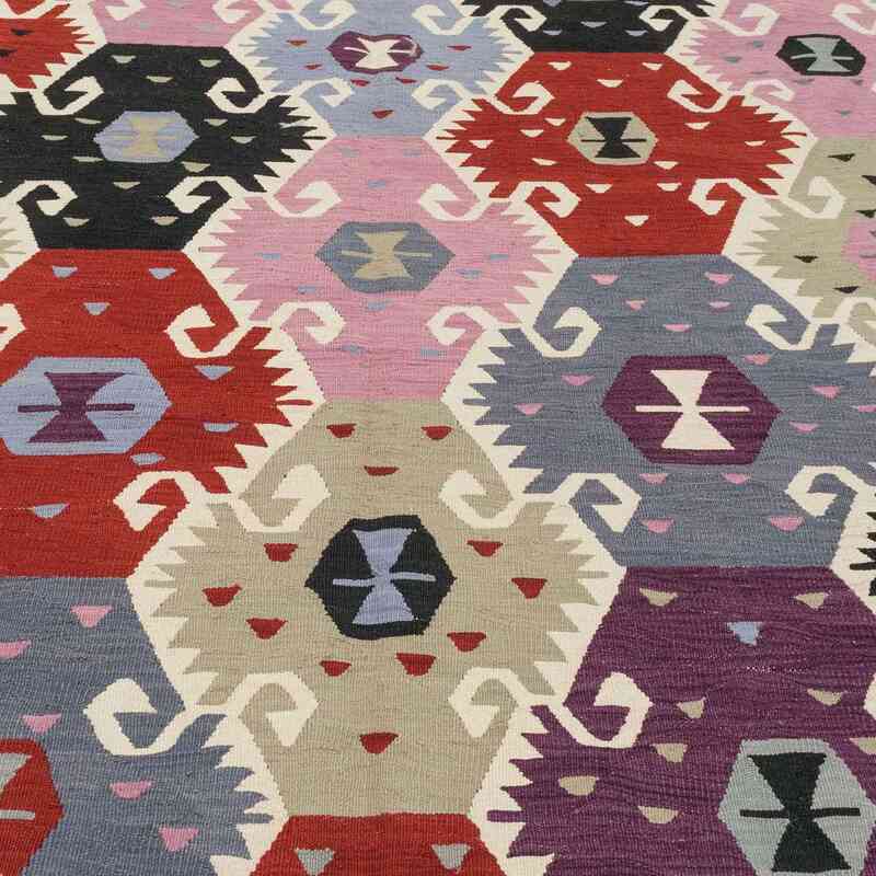 Multicolor New Handwoven Turkish Kilim Rug - K0020752