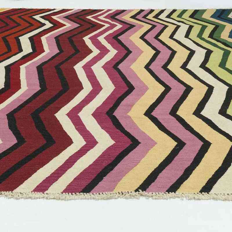 Çok Renkli Yeni El Dokuma Kilim - K0020755
