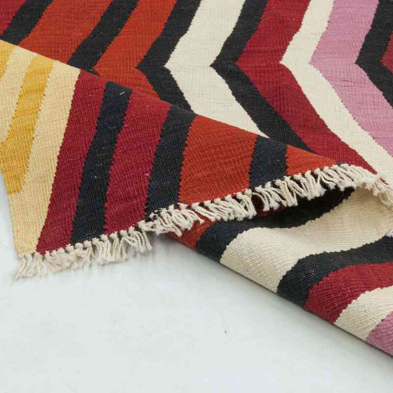 Çok Renkli Yeni El Dokuma Kilim - K0020755