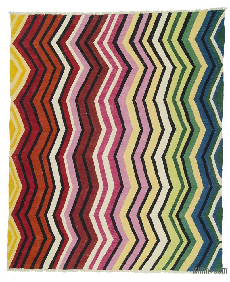 Çok Renkli Yeni El Dokuma Kilim - K0020755