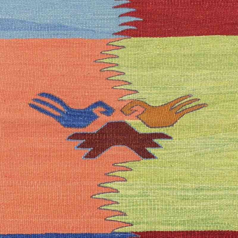Multicolor New Handwoven Turkish Kilim Rug - K0020767