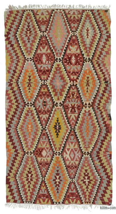 Kırmızı Eşme Kilimi - 173 cm x 317 cm
