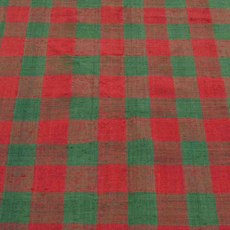 Rojo, Verde Alfombra Verneh Vintage Caucásica - 164 cm x 272 cm - K0020848