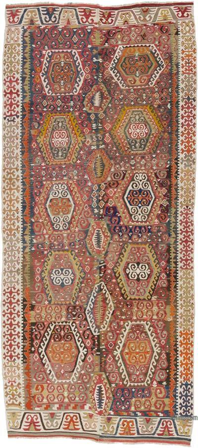 Çok Renkli Konya Kilimi - 153 cm x 355 cm
