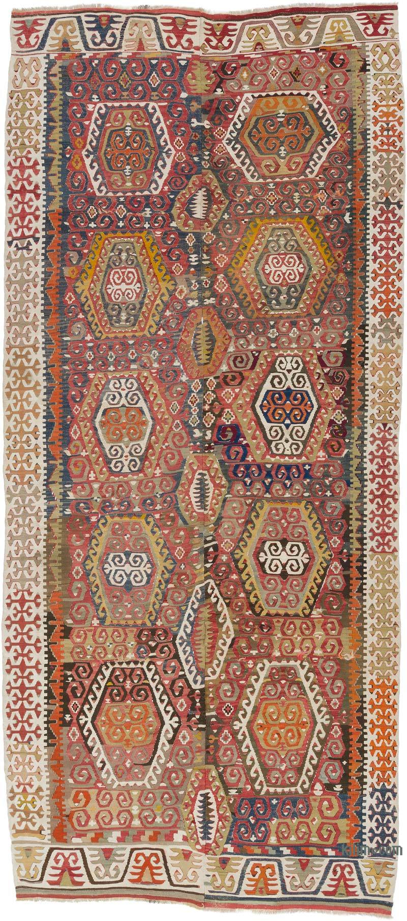 Çok Renkli Konya Kilimi - 153 cm x 355 cm - K0020925