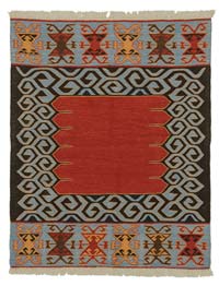 New Handwoven Turkish Kilim Rug