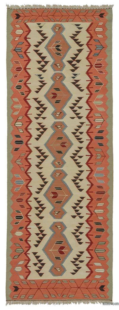 Çok Renkli Yeni Kök Boya Yolluk Kilim - 123 cm x 340 cm