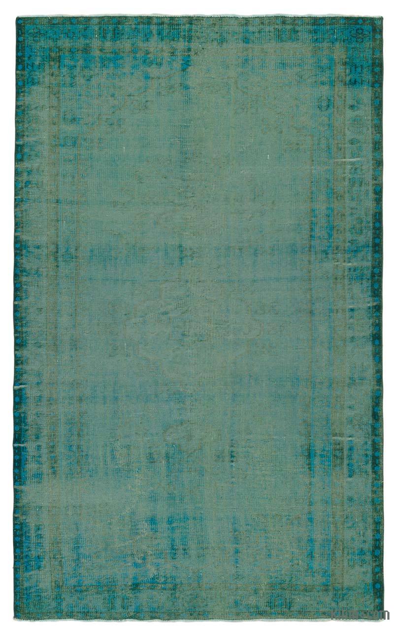 Over-dyed Turkish Vintage Rug - 5' 4" x 8' 4" (64 in. x 100 in.) - K0024177