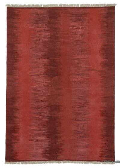 Kırmızı Yeni Kök Boya El Dokuma Kilim - 205 cm x 290 cm