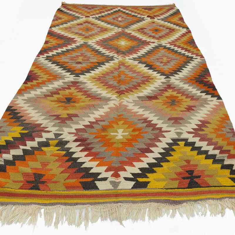 Multicolor Alfombra Vintage Antalya Kilim - 160 cm x 319 cm - K0025130