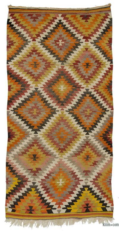 Çok Renkli Antalya Kilimi - 160 cm x 319 cm