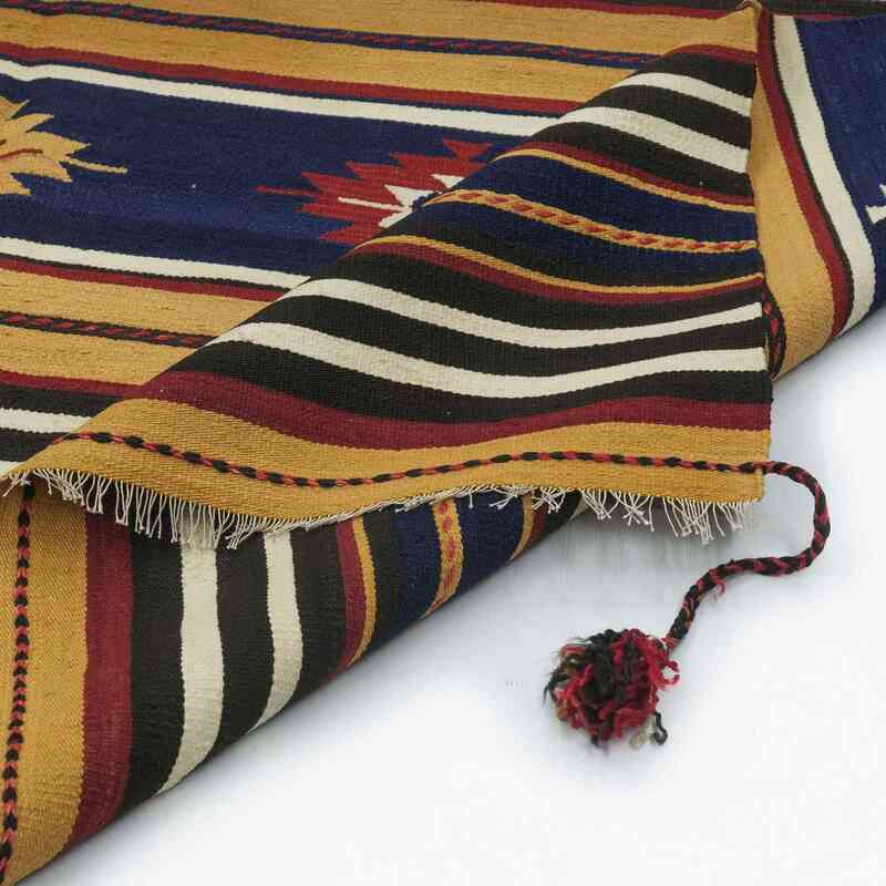 Multicolor Alfombra Vintage Manastir Kilim - 194 cm x 230 cm - K0027282