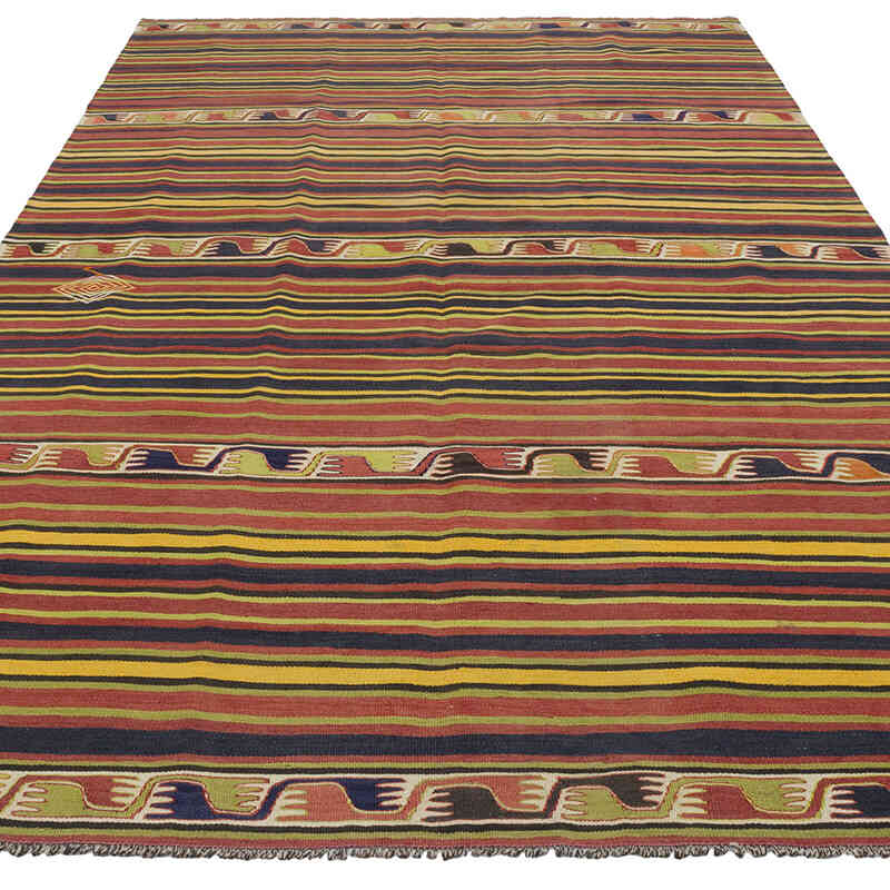 Alfombra Vintage Konya Kilim - 160 cm x 272 cm - K0027357