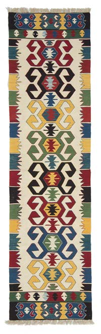 Çok Renkli Yeni Kök Boya Yolluk Kilim