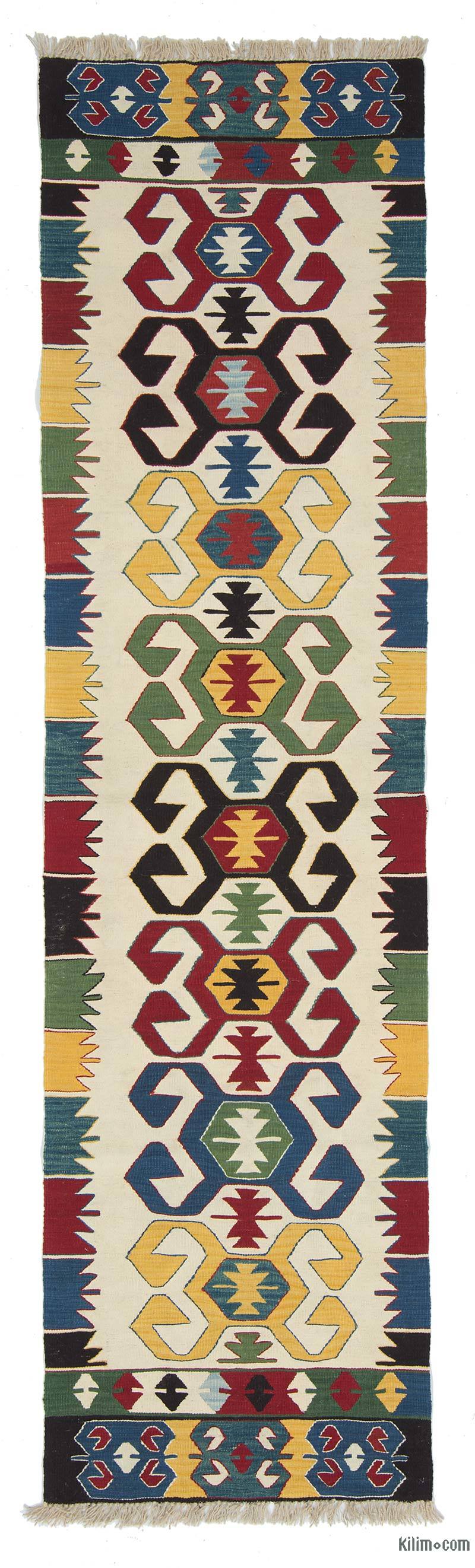 Multicolor Nuevo Kilim Turco De Pasillo - K0027677