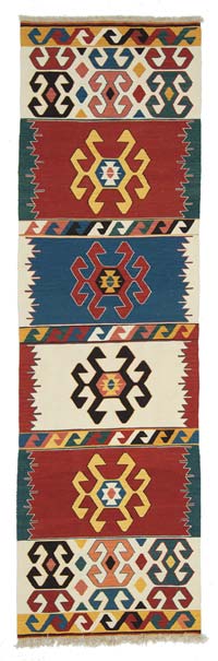 Çok Renkli Yeni Kök Boya Yolluk Kilim