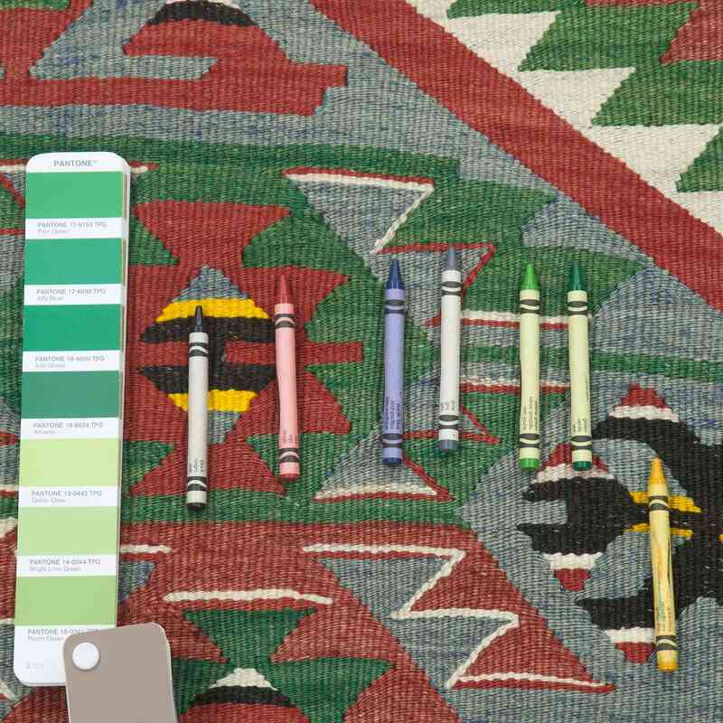 Çok Renkli Eşme Kilimi - 161 cm x 316 cm - K0027720