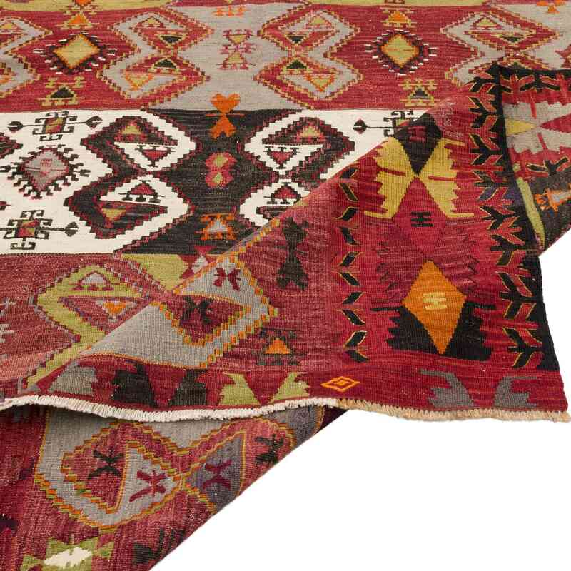 Çok Renkli Afyon Kilimi - 177 cm x 363 cm - K0027747