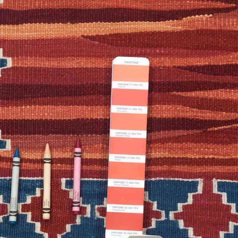 New Handwoven Turkish Kilim Rug - K0027786