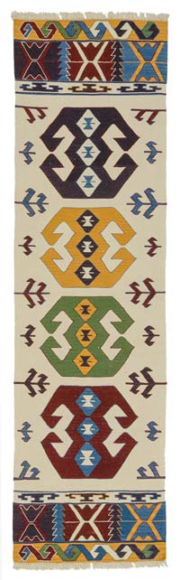 Multicolor New Turkish Kilim Runner