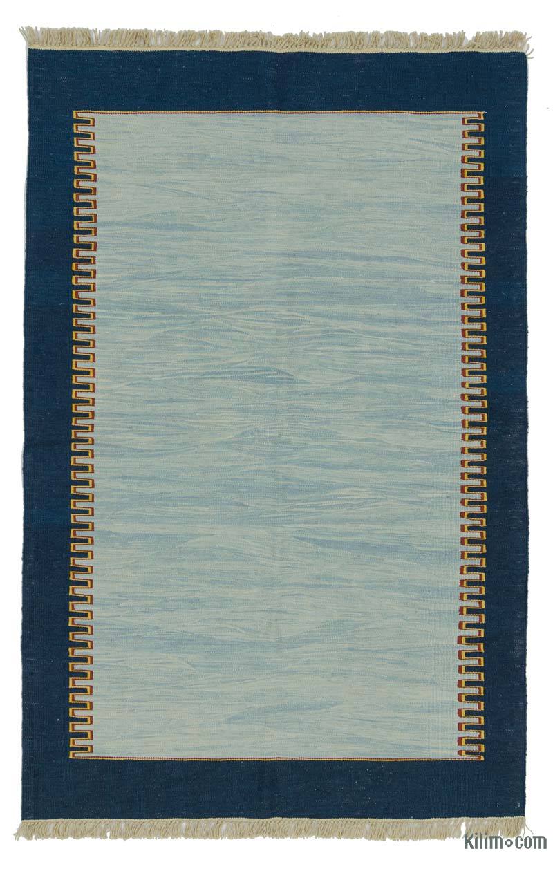 New Handwoven Turkish Kilim Rug - 3' 11" x 6' 2" (47" x 74") - K0027803