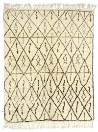Bej Yeni Fas Stili El Dokuma Tulu - 192 cm x 247 cm