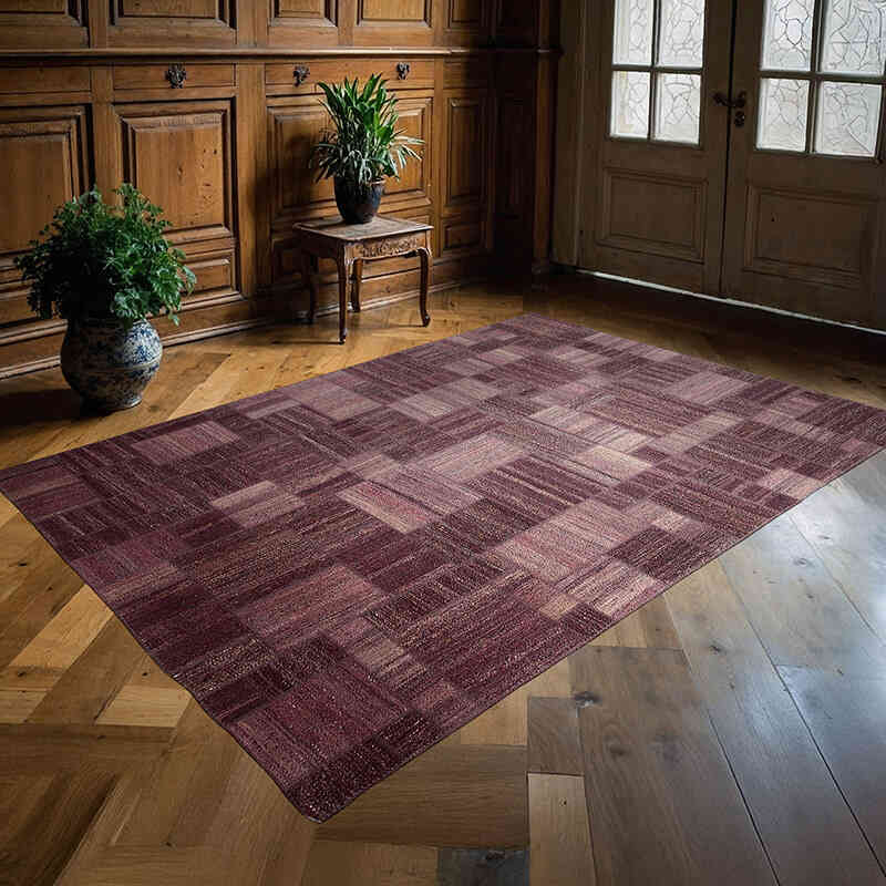Alfombra Kilim De Retazos - 167 cm x 237 cm - K0028078
