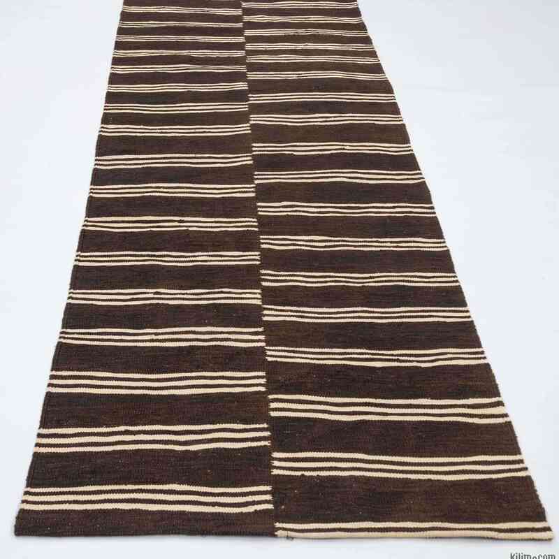 Brown New Turkish Kilim Rug - K0028209