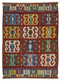 Multicolor New Handwoven Turkish Kilim Rug