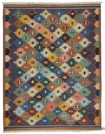 Çok Renkli Yeni Kök Boya El Dokuma Kilim - 305 cm x 396 cm