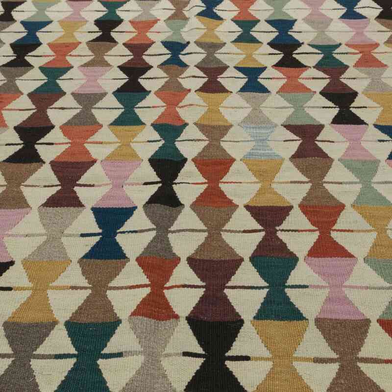 Çok Renkli Yeni El Dokuma Kilim - K0028222