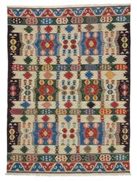 Multicolor New Handwoven Turkish Kilim Rug - 8' 8" x 11' 7" (104" x 139")