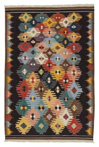 Multicolor New Handwoven Turkish Kilim Rug - 6' 8" x 9' 10" (80" x 118")