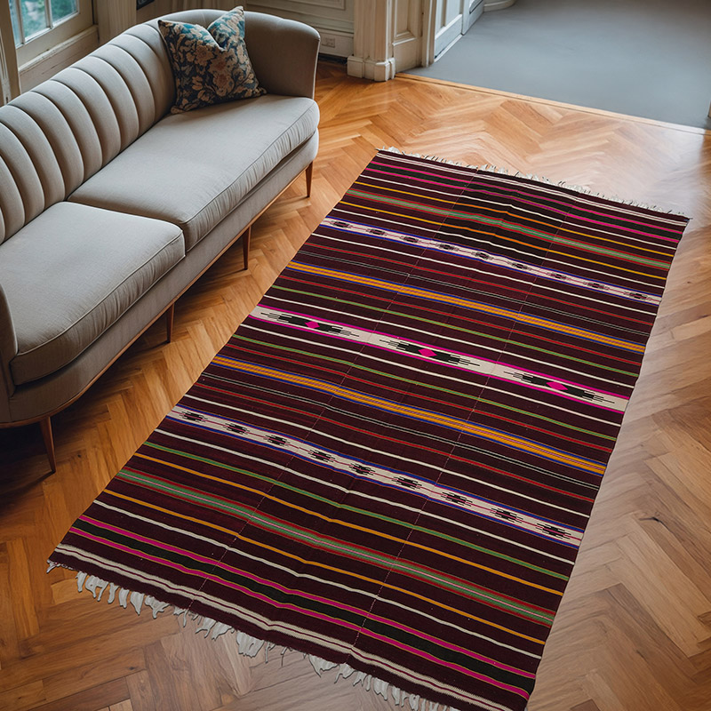 Alfombra Vintage Kilim Turca - 177 cm x 312 cm - K0028237